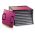 Deshidrator cu 9 tavi si timer, complet din inox - Excalibur gri