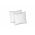 Set 2 perne Alcam, microfibra matlasata, 70x70 cm