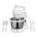 Mixer cu bol Charm, Heinner, 300 W, 5 viteze, alb/gri