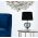 Lampa de masa Darky Silver, Mauro Ferretti, Ø28 x 44.5 cm, 1 x E27, 40W, fier/PVC/textil