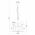 Candelabru Aca Lighting, DELOS, 65x120 cm, 6xE14, 40W, transparent