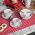 Set 6 cesti cu farfurie, Tognana, Olimpia Brunico, 230 ml, portelan, multicolor