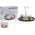 Set aromoterapie cu tava, 6 piese, polipropilena/sticla