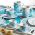 Set 2 cesti cu farfurie Opera, Brandani, 180 ml, portelan