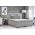 Pat matrimonial, Luxury Stockholm, 180x200 cm, saltea tip Pocket, topper memory, Gri