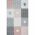 Covor rezistent Eko, KDS 05 - Grey, Pink, 100% polipropilena, 120 x 180 cm
