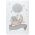 Covor Moonlight - White, Confetti, 100x150 cm, poliamida, multicolor