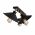 Lustra Berceste N-660, Noor, 80 x 16 cm, 3 x E27, 100W, negru