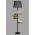 Lampadar cu 3 rafturi, Luin, 8270-1E27, 60 W, metal/lemn/textil