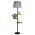 Lampadar cu 3 rafturi, Luin, 8270-2E27, 60 W, metal/lemn/textil