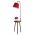 Lampadar cu masuta, Luin, 8272-2, E27, 60 W, metal/lemn/textil