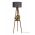Lampadar cu raft, Luin, 8283-2, E27, 60 W, lemn/textil