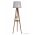 Lampadar cu raft, Luin, 8283-7, E27, 60 W, lemn/textil