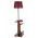 Lampadar cu rafturi, Luin, 8274-1, E27, 60 W, metal/lemn/textil