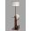 Lampadar cu rafturi, Luin, 8274-7, E27, 60 W, metal/lemn/textil