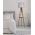 Lampadar cu raft, Luin, 8283-7, E27, 60 W, lemn/textil