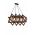 Candelabru, Luin, 8309-4, E27, 60 W, lemn/metal