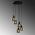 Candelabru, Opviq, Smoked - 012, E27, 60 W, metal/sticla