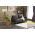 Canapea fixa Bella Sofa, Balcab Home, 2 locuri, 177x81x85 cm, lemn, antracit