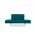 Canapea extensibila Nina Daybed, Futon, 3 locuri, 200x70 cm, metal, verde petrol