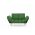 Canapea extensibila Nina Daybed, Futon, 3 locuri, 200x70 cm, metal, verde