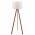 Lampadar, AYD-1527, Insignio, 38 x 140 cm, 1 x E27, 60W, ecru/maro
