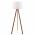 Lampadar, AYD-1528, Insignio, 38 x 140 cm, 1 x E27, 60W, alb/maro