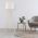 Lampadar, AYD-1212, Insignio, 38 x 140 cm, 1 x E27, 60W, alb/maro