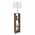 Lampadar, AYD-1797, Insignio, 30 x 140 cm, 1 x E27, 60W, maro/ecru