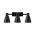 Aplica de perete, Funnel - 13094, Fulgor, 60 x 21 x 21 cm, 3 x E27, 40W, negru