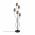 Lampadar, Bonibon - 13236, Fulgor, 44 x 44 x 160 cm, 5 x E14, 40W, negru/bej